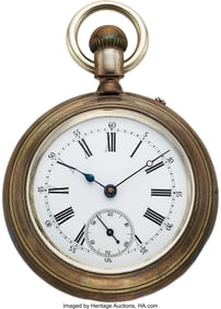 12153&colon; Swiss&comma; Rare Double Dial Chronograph&comma; circa 1895 