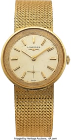 12067&colon; Longines 14k Yellow Gold Wristwatch   Case&colon; 14kt