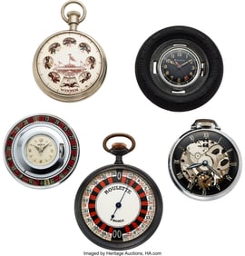 12160&colon; Five "Watches"&comma; Three Spinners and Two Advertisi