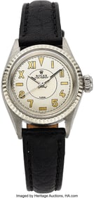 12070&colon; Tudor&comma; Stainless Steel Lady's Wristwatch&comma; Circa 