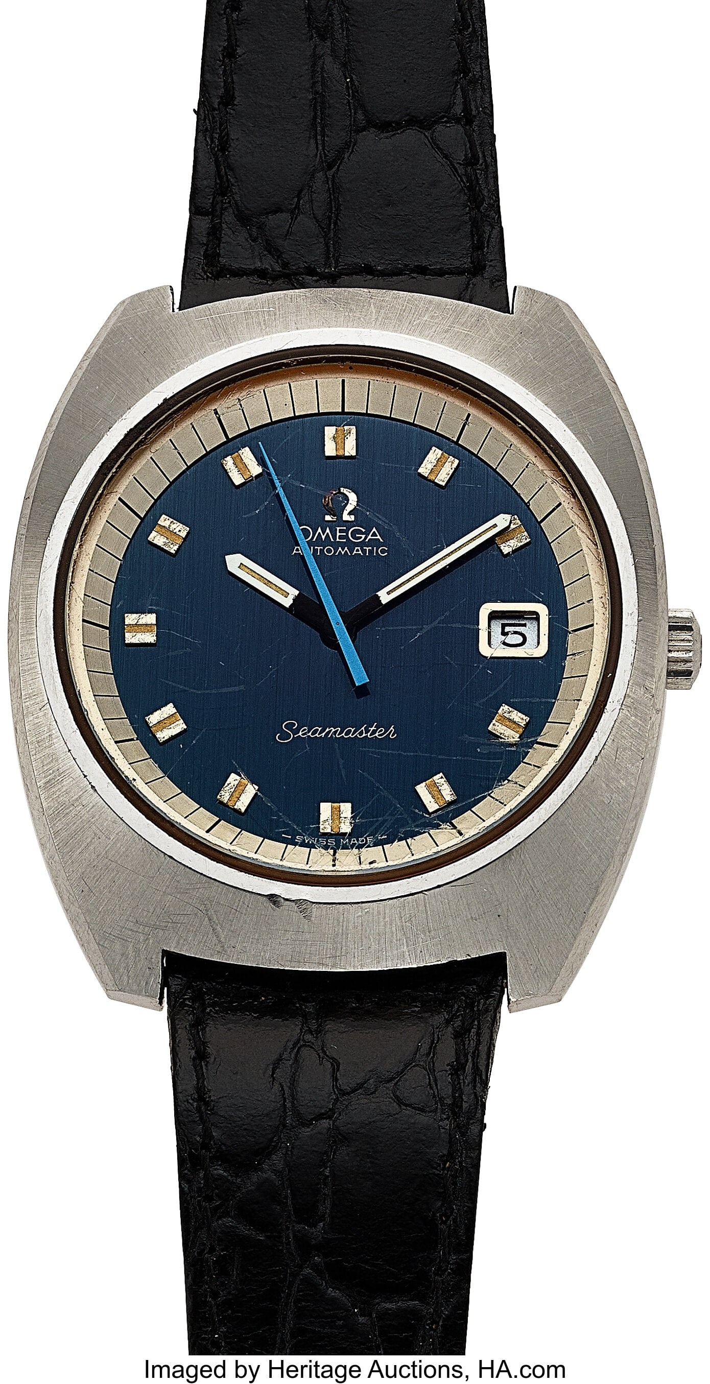 Omega Seamaster Stainless Steel Wristwatch   Cas (1 of 3)