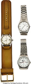 12189&colon; Lot of Three Wristwatches with one Girard Perreg