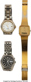 12190&colon; Lot of Three Seiko Wristwatches Including One Se