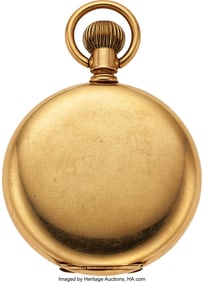 12084&colon; Waltham&comma; Heavy 14k Gold Model 88 "Royal" Hunters