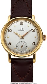 12268&colon; 14k Gold Filled Omega Wristwatch   Case&colon; 14k gol