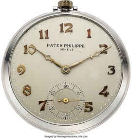 12095&colon; Patek Philippe Platinum Watch For Tiffany & Co&period;&comma;