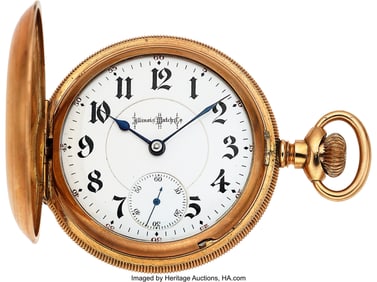 12274&colon; Illinois&comma; Rare 24 Jewel Bunn Special Hunters Cas