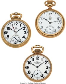 12275&colon; Three Rare Ball Watches&comma; 23 Jewel 998 Elinvar&comma; &lpar;