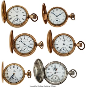 12281&colon; Six American Hunters&comma;   Case&colon; 18 and 16 sizes&comma; g