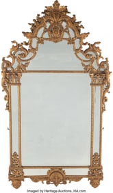 61084&colon; A French Régence-Style Gilt Wood Mirror&comma; 18th c