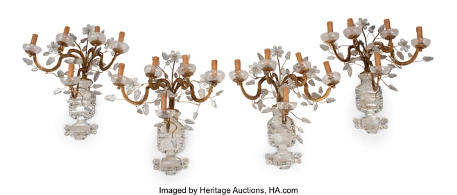61172&colon; A Set of Four French Renaissance Revival Iron an