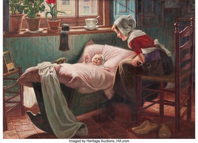 61177&colon; Hermann Knopf &lpar;Austrian&comma; 1870-1928&rpar; Winged Visit