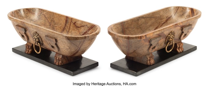 61020&colon; A Pair of Italian Grand Tour-Style Oval Sarcopha