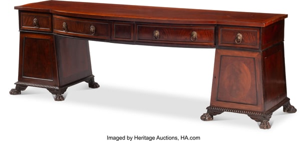 61208&colon; A George IV Mahogany Sideboard 47 x 91 x 28-1&sol;2