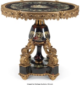 61118&colon; A Napoleon III-Style Gilt Bronze-Mounted Sèvres