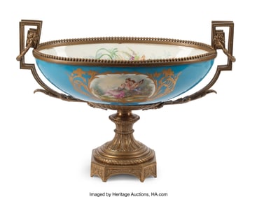 61210&colon; A Sèvres-Style Gilt Bronze-Mounted Porcelain Ce