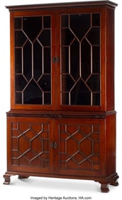61222&colon; An English Regency Mahogany Library Cabinet 94 x