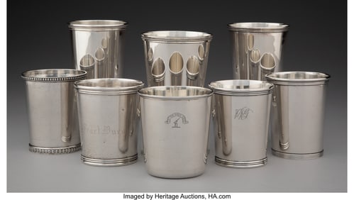 61131&colon; A Collection of Eight American Coin Silver Mint 