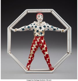 61286&colon; A Tiffany & Co&period; Enameled Silver Circus Clown in 