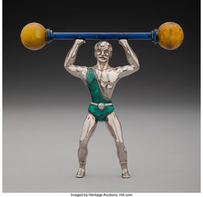 61287&colon; A Tiffany & Co&period; Enameled Silver Circus Strong Ma