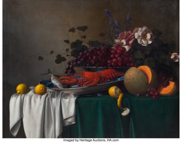 61138&colon; William Rodgers &lpar;20th century&rpar; Dutch Still Life 