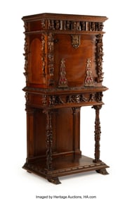 61312&colon; An Italian Renaissance Revival Fall-Front Figura