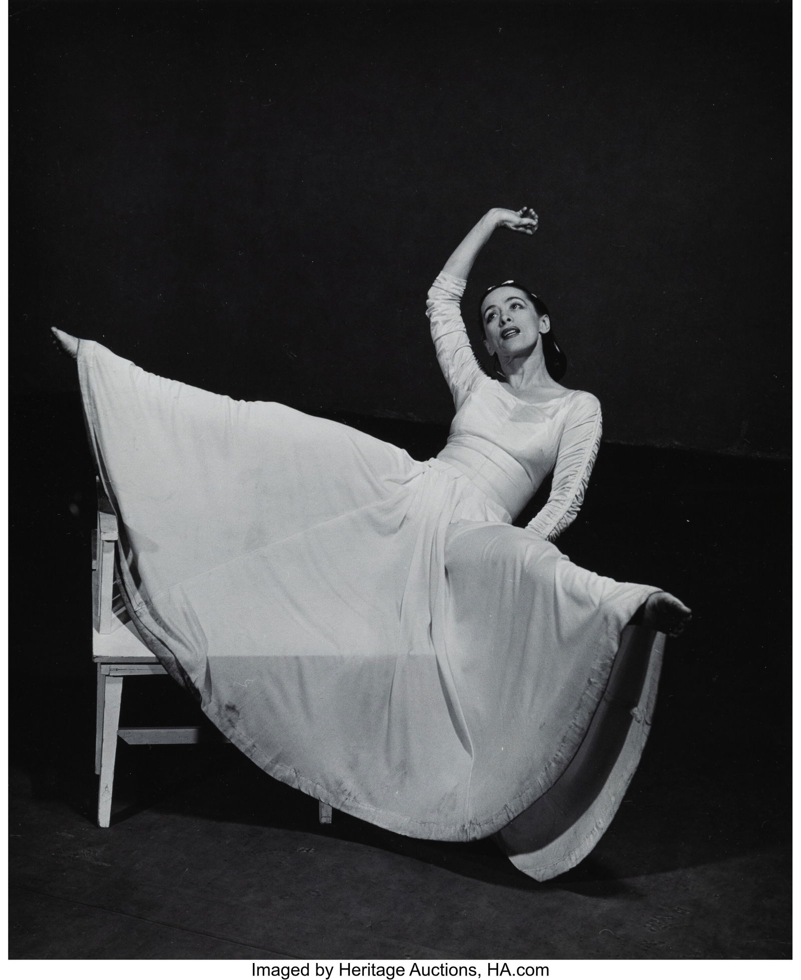 Barbara Morgan (American, 1900-1992) Group of 3: Barbara Morgan (American, 1900-1992) Group of 3 photographs of Martha Graham, 1935 Gelatin silver prints, printed later 11 x 14 inches (27.9 x 35.6 cm&rp