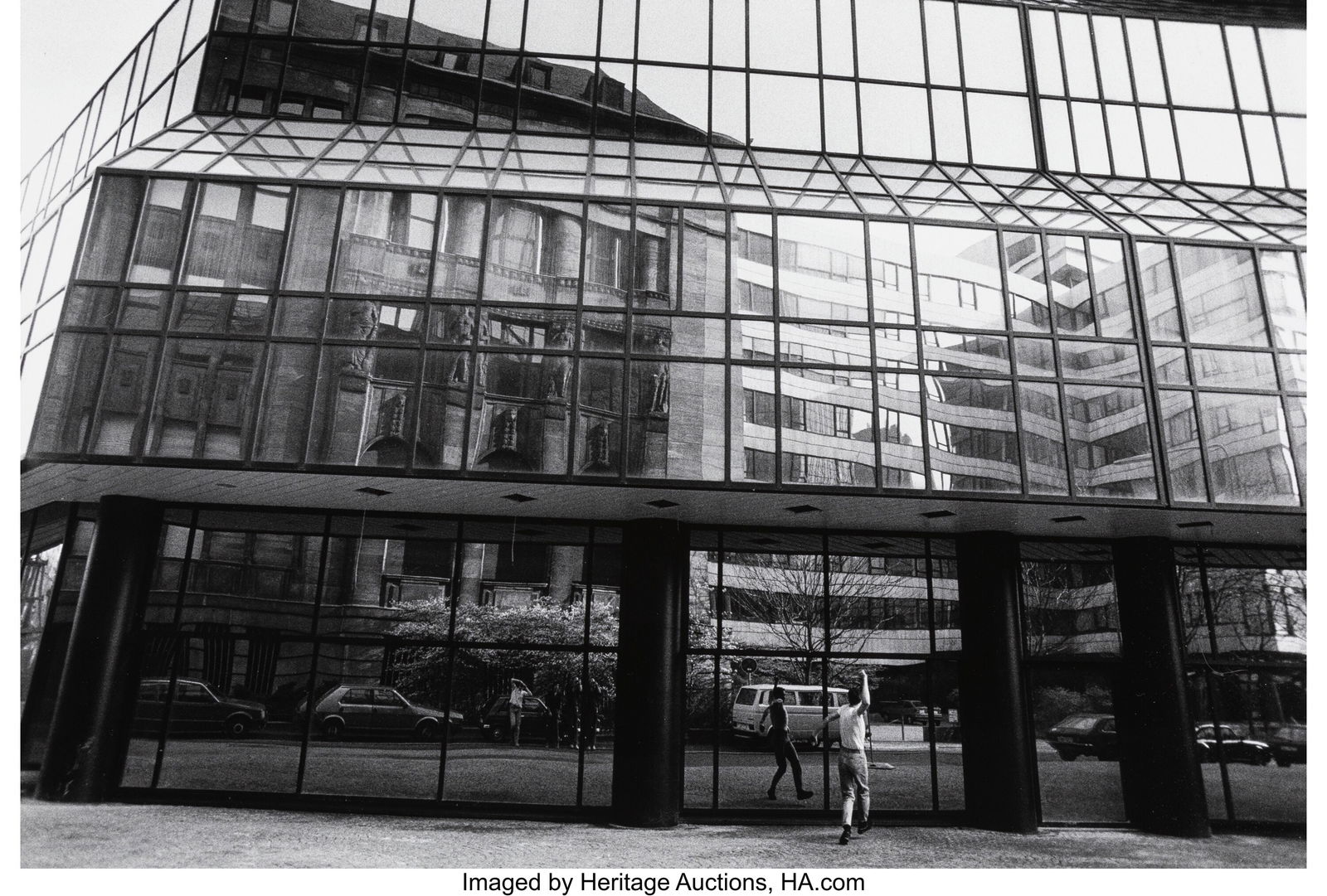 Will McBride (American, 1931-2015) Ricky Destroy: Will McBride (American, 1931-2015) Ricky Destroys the Deutsche Bank, 1985 Gelatin silver print, printed 1991 14-7/8 x 21-1/2 inches (37.8 x 54.6