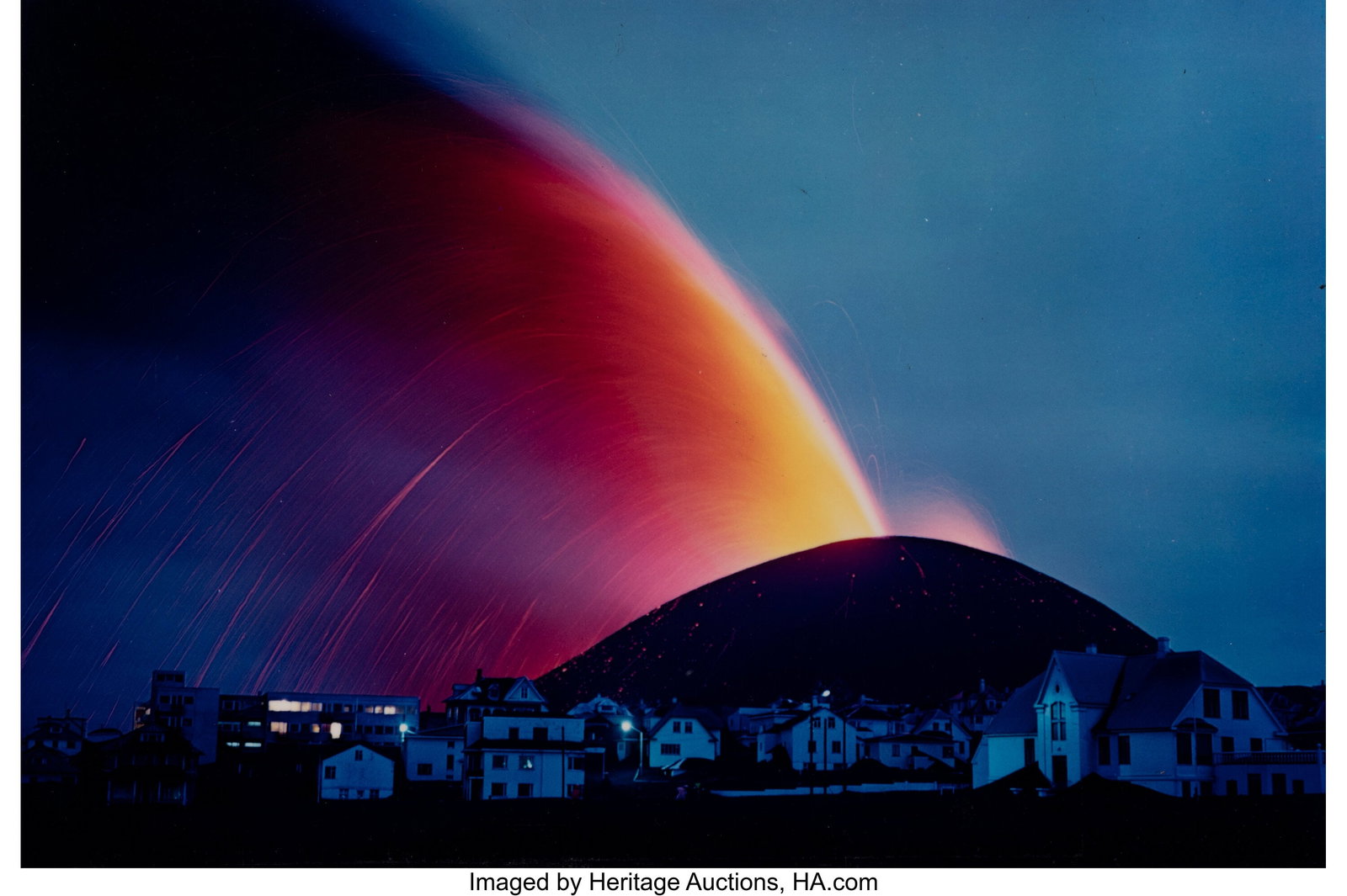 Pete Turner (American, 1934-2017) New Dawn, Heim: Pete Turner (American, 1934-2017) New Dawn, Heimaey Iceland, 1973 Dye bleach print 15-1/4 x 23-1/4 inches (38.7 x 59.1 cm) (image/s