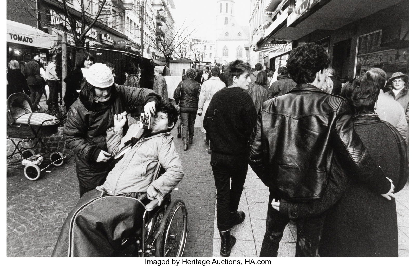 Will McBride (American, 1931-2015) Spastic Photo: Will McBride (American, 1931-2015) Spastic Photography, Frankfurt/Main, 1997 Gelatin silver print 11-3/8 x 18-1/4 inches (28.9 x 46.4 cm&rpar