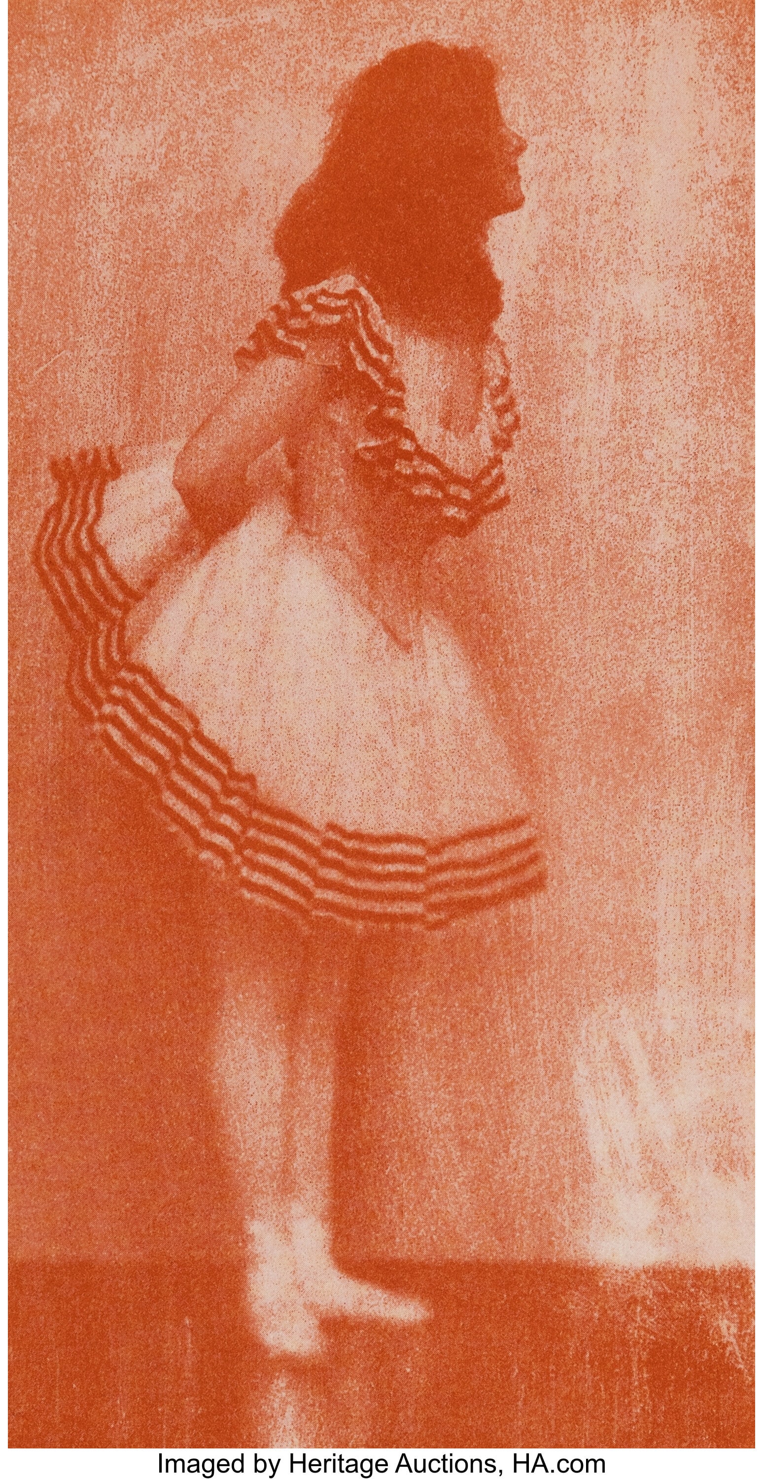 C. Yarnall Abbott (American, 1870-1938) A Coryph: C. Yarnall Abbott (American, 1870-1938) A Coryphee (from Camera Work X), 1905 Two color halftone print 6-7/8 x 3-7/8 inches (17.5 x 9.