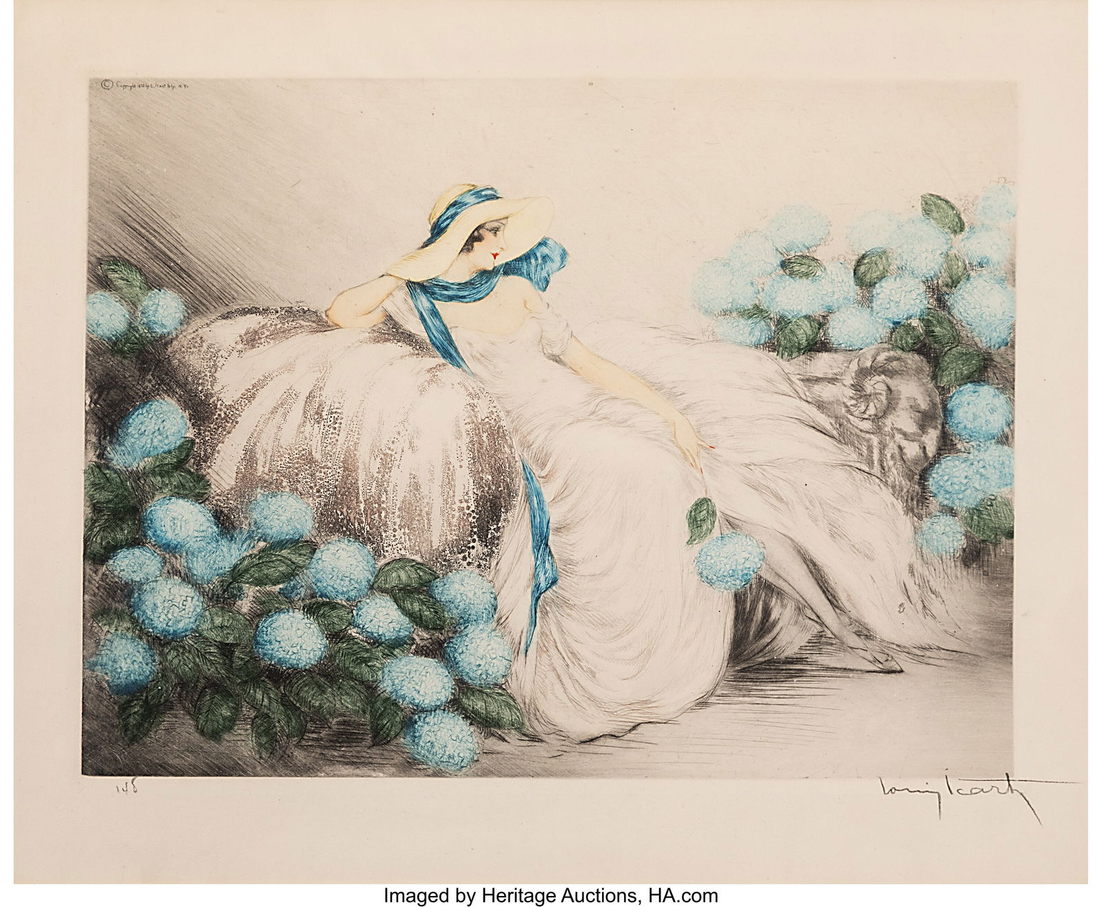 Louis Icart (French, 1888-1950) Pink Lady, 1933 (1 of 2)