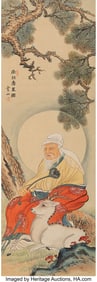 78139&colon; Korean School &lpar;19th Century&rpar; Mountain Spirit Ink