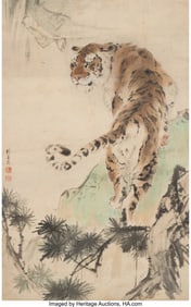 78100&colon; School of Liu Kuiling&lpar;Chinese&comma; 1885-1967&rpar; Tiger 