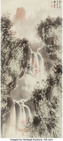 78103&colon; Attributed to Fu Baoshi &lpar;Chinese&comma; 1904-1965&rpar; Wat