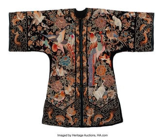78110&colon; A Chinese Silk Embroidered Overcoat&comma; Early 20th 