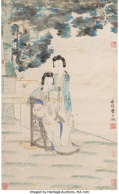78214&colon; Attributed to Fei Danxu &lpar;Chinese&comma; 1802-1850&rpar; Mai