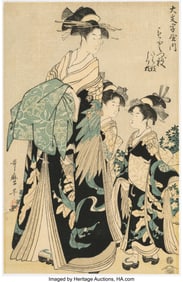 78192&colon; Kitagawa Utamaro &lpar;Japanese&comma; 1753-1806&rpar; Courtesan