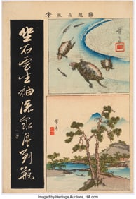 78220&colon; Keisai Eisen &lpar;Japanese&comma; 1790-1848&rpar; Two Uncut Har