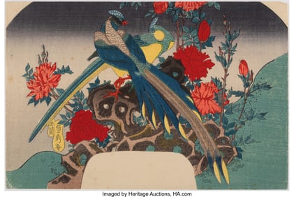 78223&colon; Utagawa Sadahide &lpar;Japanese&comma; 1807-1873&rpar; Birds and