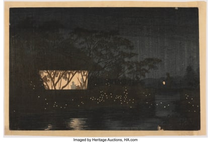 78244&colon; Kobayashi Kiyochika &lpar;Japanese&comma; 1847-1915&rpar; Night 