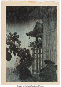 78268&colon; It&omacr; Shinsui &lpar;Japanese&comma; 1898-1972&rpar; Night Rain at