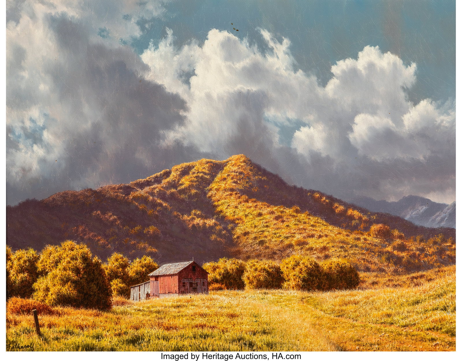James Fetherolf (American, 1925-1994) The Start : James Fetherolf (American, 1925-1994) The Start of Spring Oil on canvas 11 x 14 inches (27.9 x 35.6 cm) Signed lower left: Fetherolf Titled on the stretch