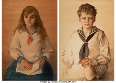 46117&colon; Matteo Sandona &lpar;American&comma; 1881-1964&rpar; Seated Chil