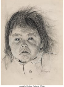 46118&colon; Ray Swanson &lpar;American&comma; 1937-2004&rpar; Navajo Baby Mi
