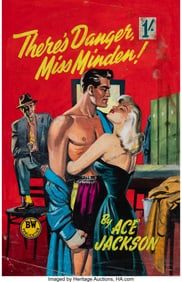 18040&colon; British Artist &lpar;20th Century&rpar; There's Danger Mis