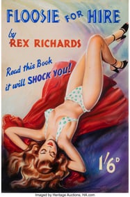 18041&colon; British Artist &lpar;20th Century&rpar; Floosie for Hire p