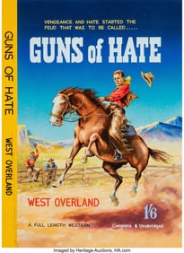 18051&colon; British Artist &lpar;20th Century&rpar; Guns of Hate paper