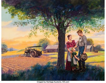 18088&colon; Uldis Klavins &lpar;American&comma; 20th Century&rpar; Family of