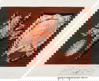 40020: Salvador Dalí (1904-1989) Les spoutniks astique